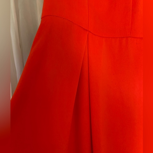 Dynamite, medium flare strap dress, colour orange red - Picture 6 of 7